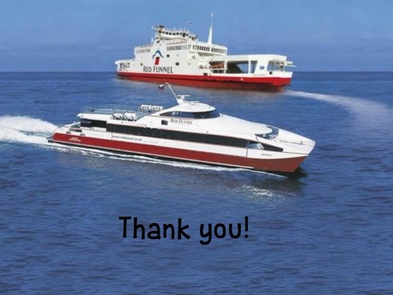 Red Funnel sponsor our ferry travel for Liverpool trip