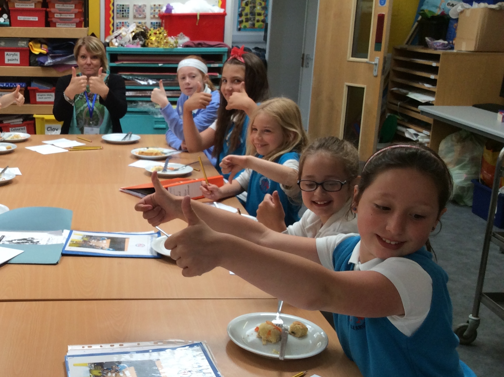 School Council take part in Chartwells's taste test